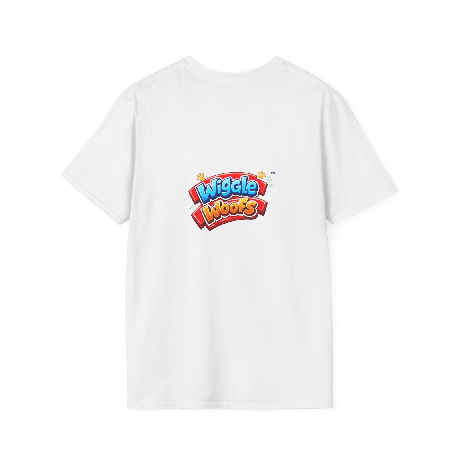 Zeus Wiggle Woofs™ Unisex Softstyle T-Shirt - Image 4