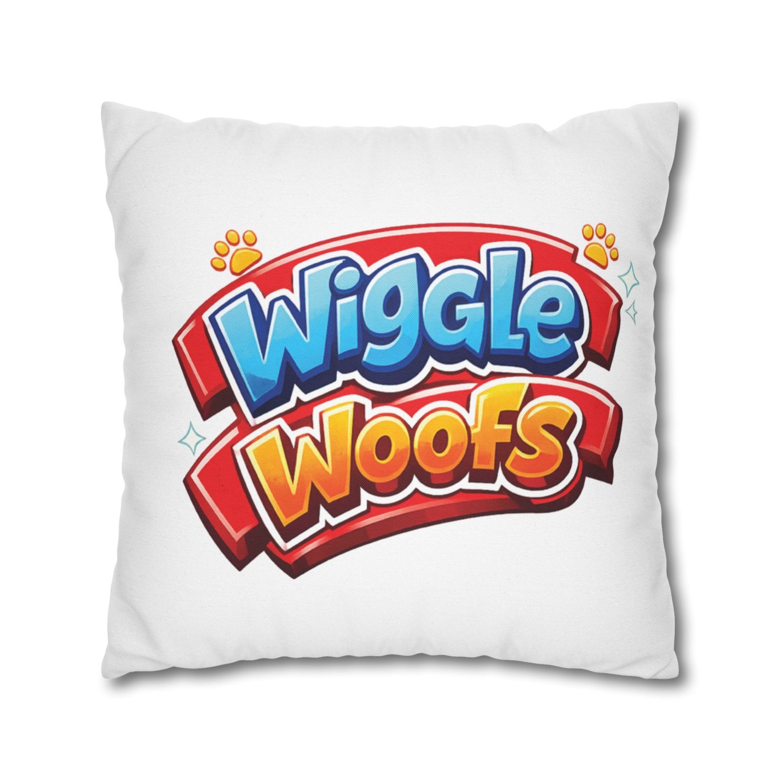 Zeus Wiggle Woofs™ Spun Polyester Square Pillowcase - Image 17