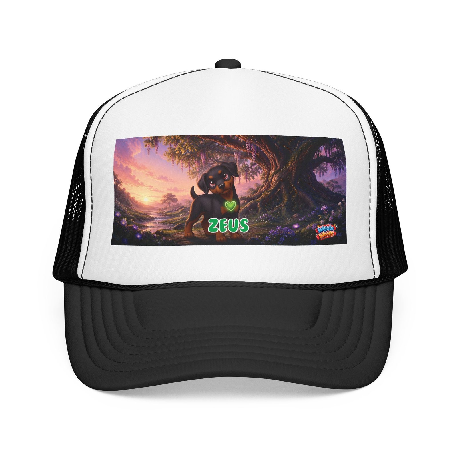 Zeus Wiggle Woofs™ Foam Trucker Hat - Image 5