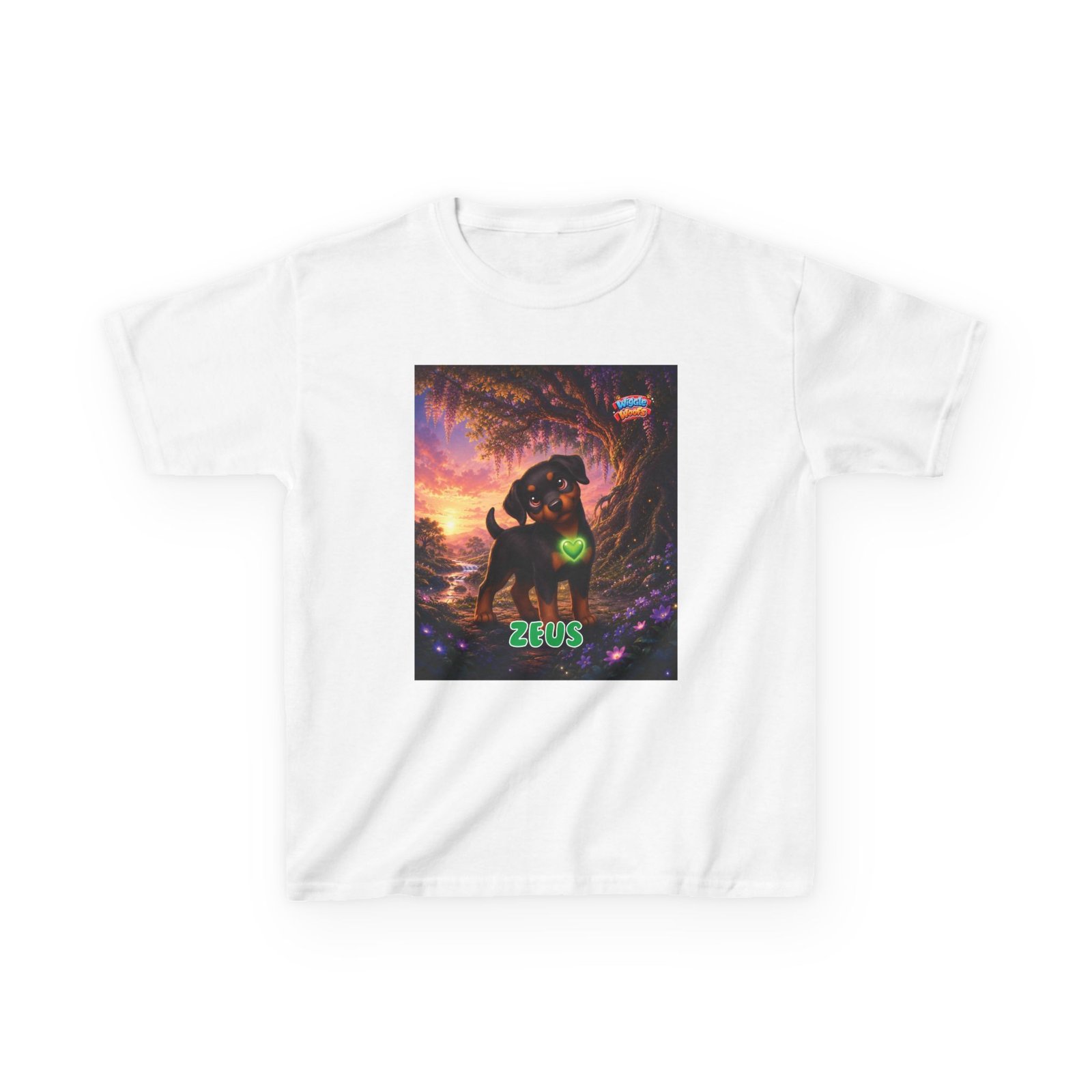 Zeus Wiggle Woofs™ Kids Heavy Cotton™ Tee