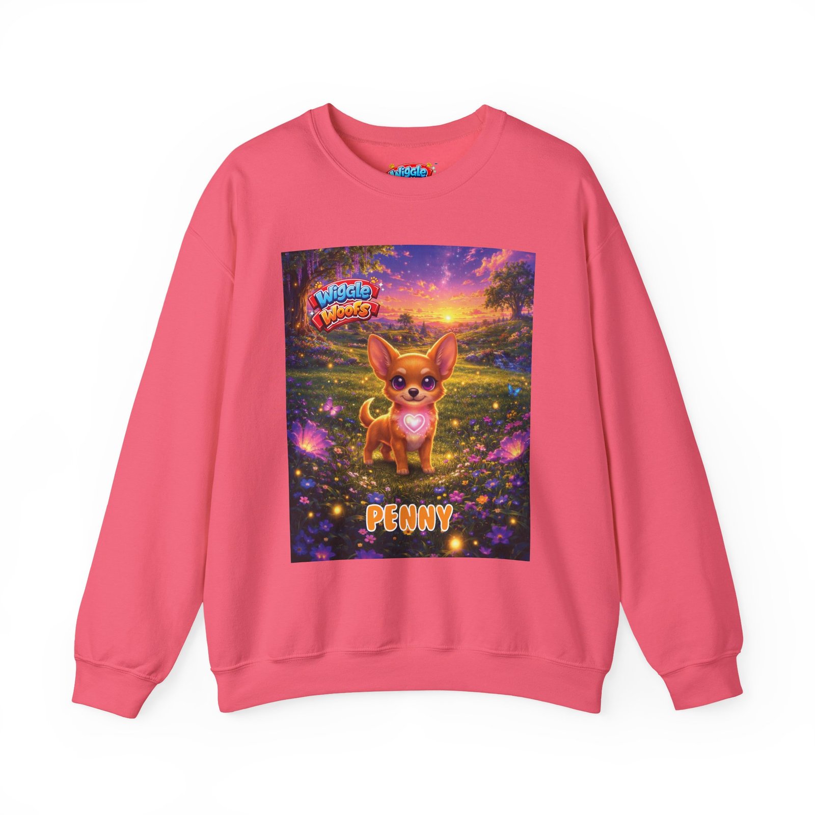 'Penny' Wiggle Woofs™ Unisex Heavy Blend™ Crewneck Sweatshirt - Image 15