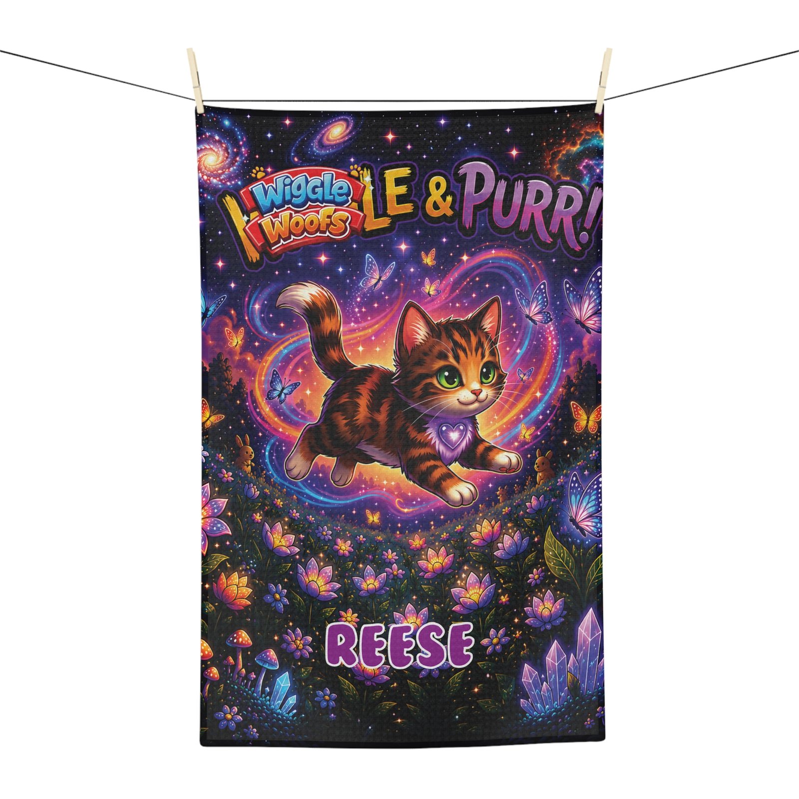 REESE Wiggle Woofs™ Microfiber Tea Towel - Image 4