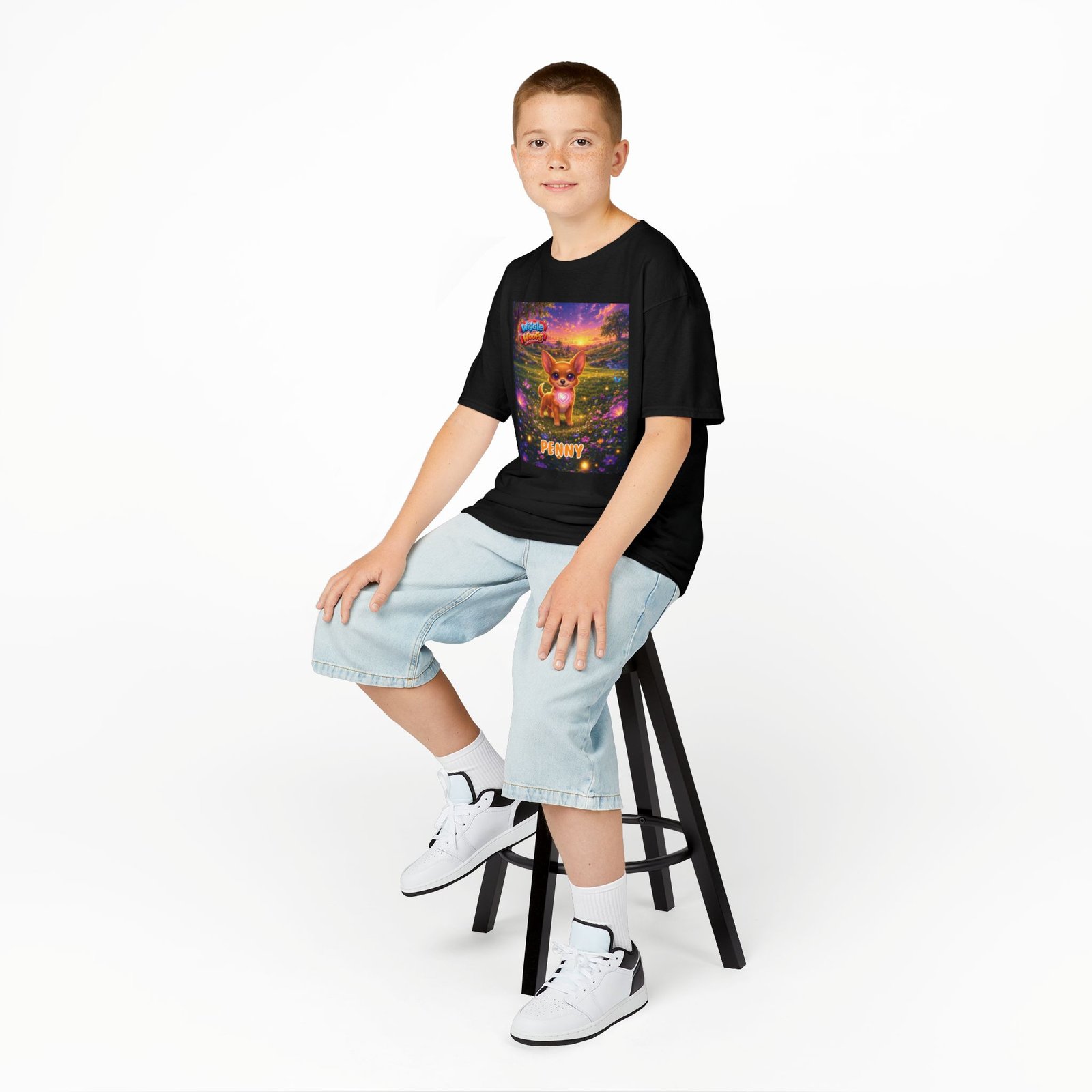 'Penny' Wiggle Woofs™ Kids Heavy Cotton™ Tee - Image 6