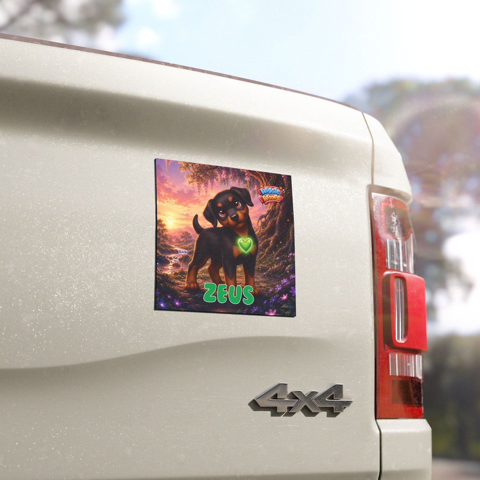 Zeus Wiggle Woofs™ Car Magnets - Image 4