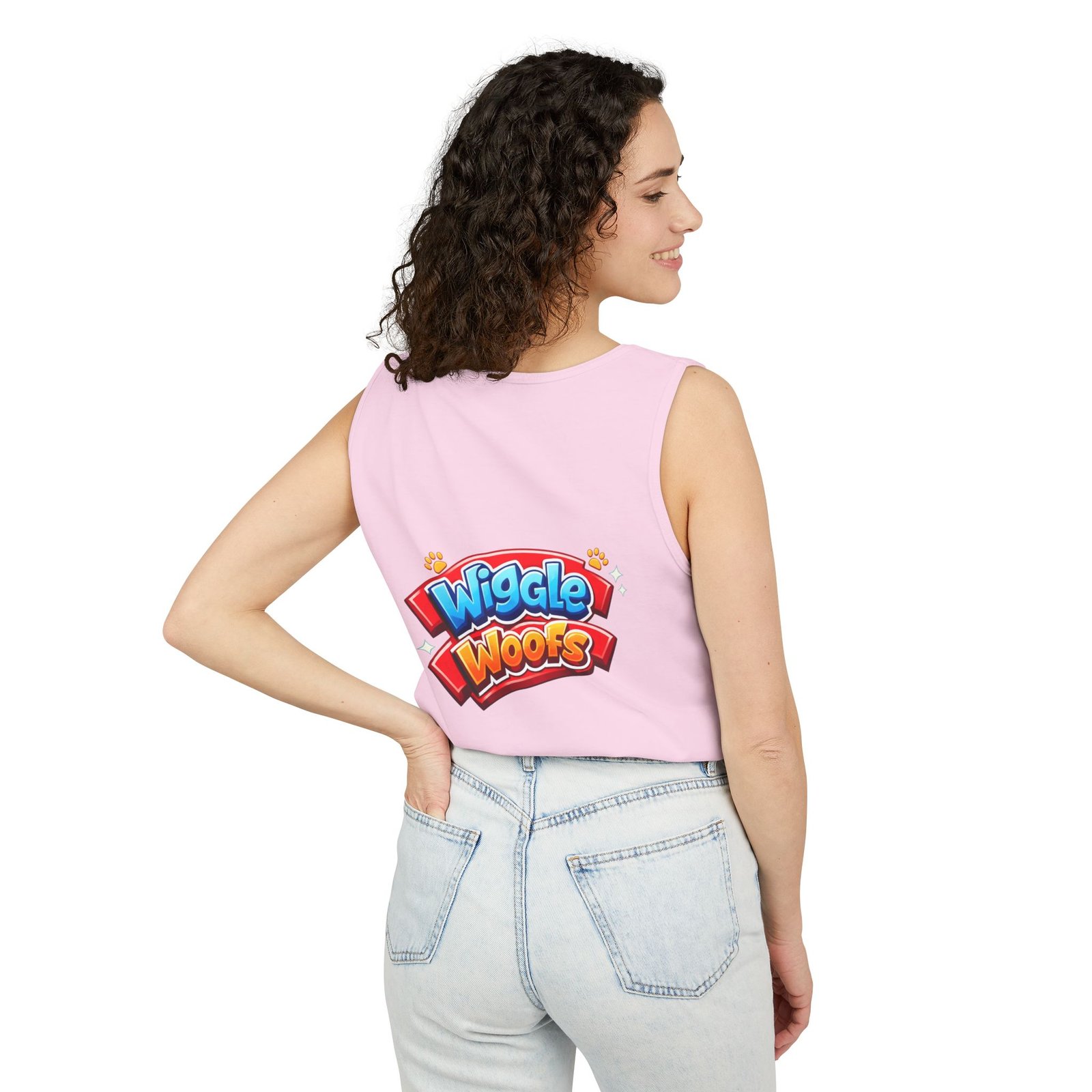 'Bumbles' Wiggle Woofs™ Unisex Garment-Dyed Tank Top - Image 17