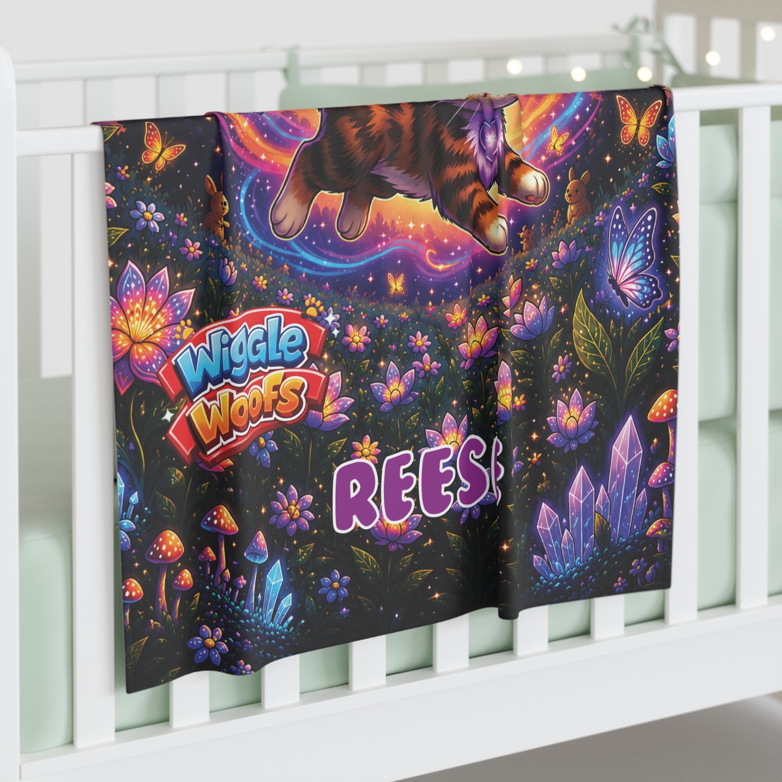 REESE Wiggle Woofs™ Baby Swaddle Blanket - Image 4