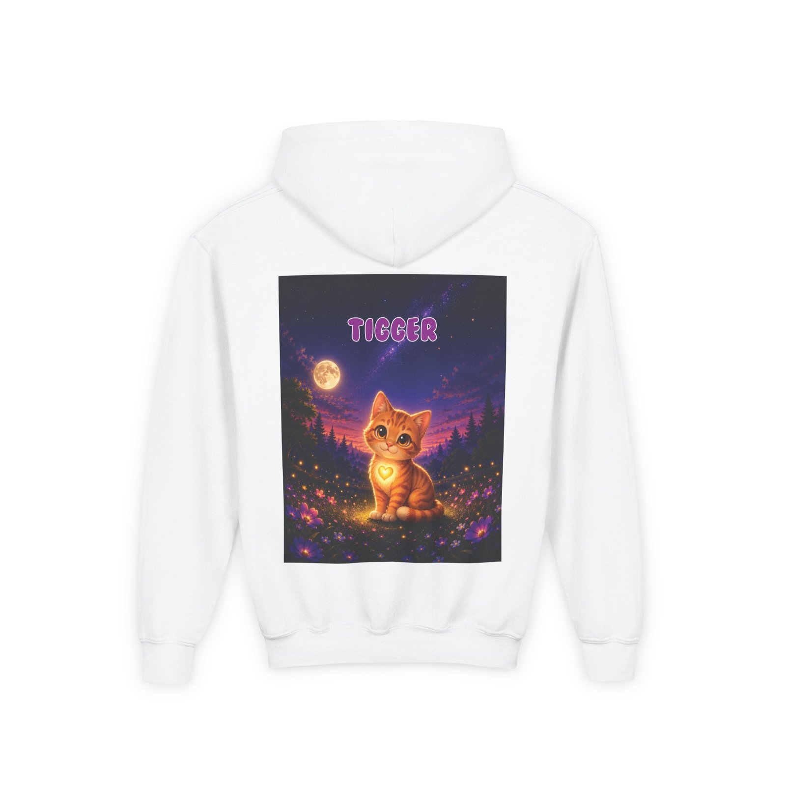 Tigger Wiggle Woofs™ Youth Heavy Blend Hooded Sweatshirt - Image 2