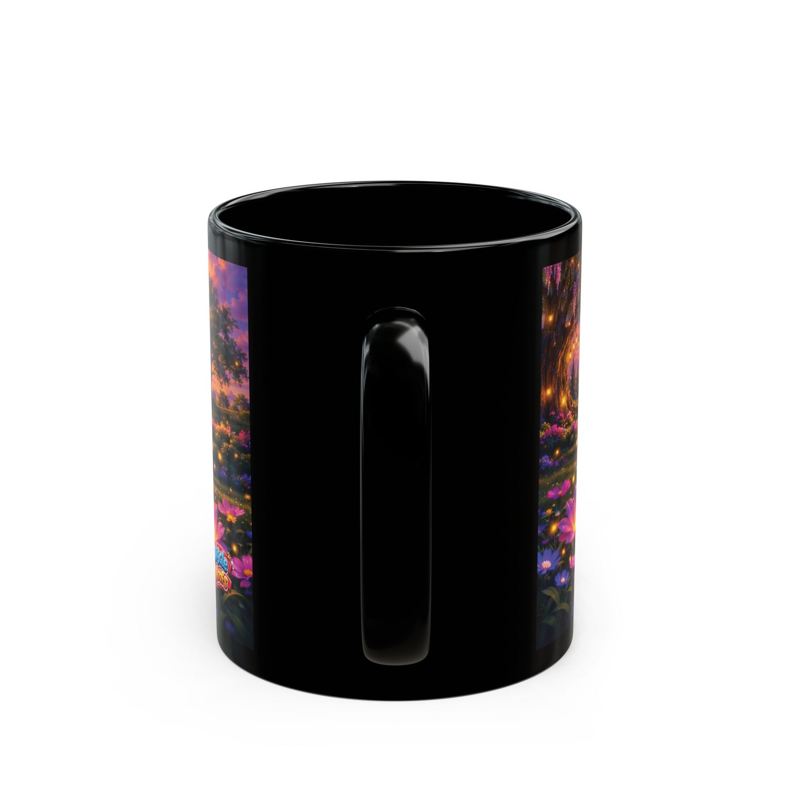 'Penny' Wiggle Woofs™ Black Mug (11oz, 15oz) - Image 4
