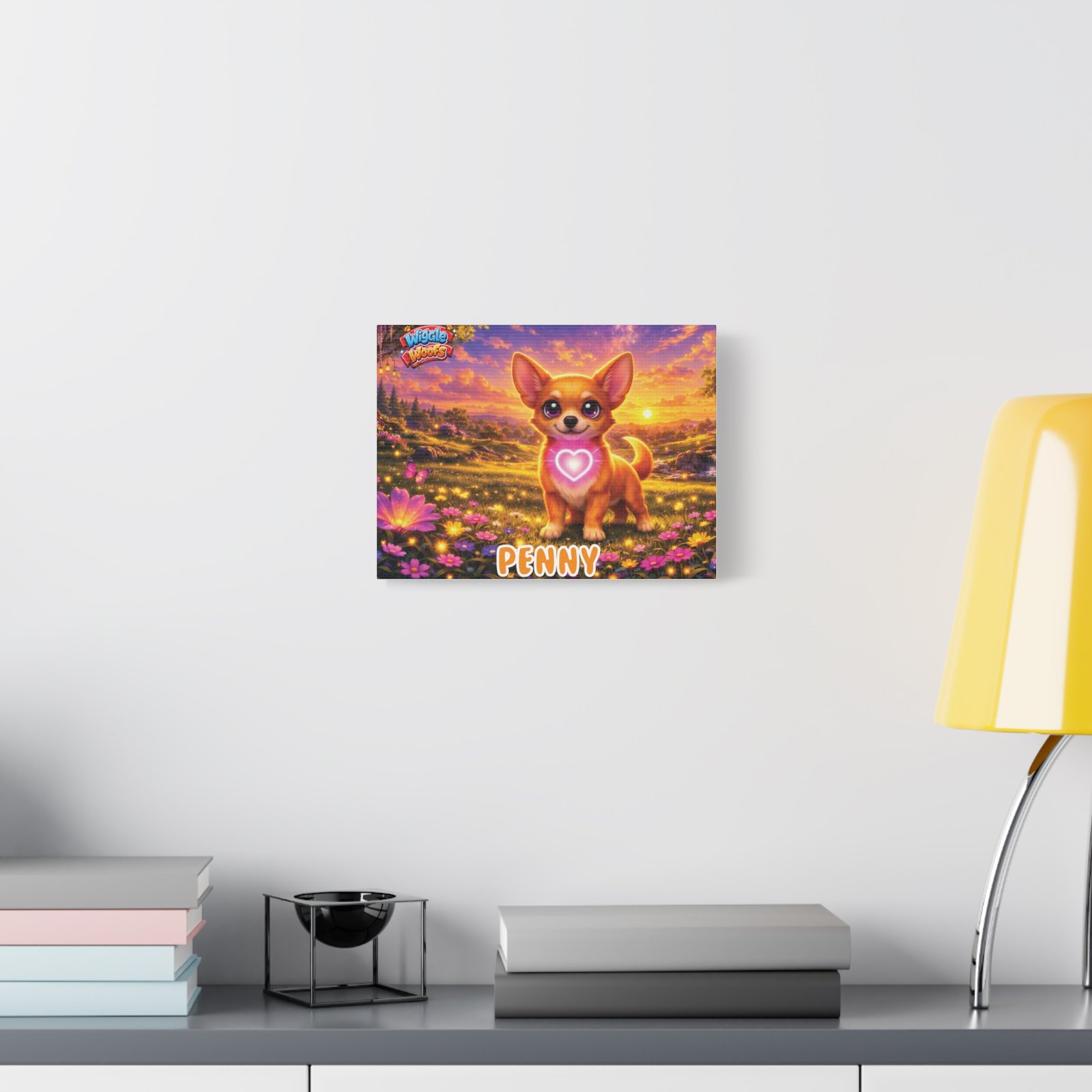 'Penny' Wiggle Woofs™ Matte Canvas, Stretched, 1.25" - Image 7