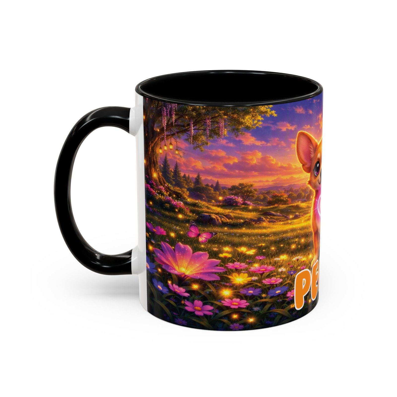 'Penny' Wiggle Woofs™ Accent Coffee Mug (11, 15oz) - Image 3