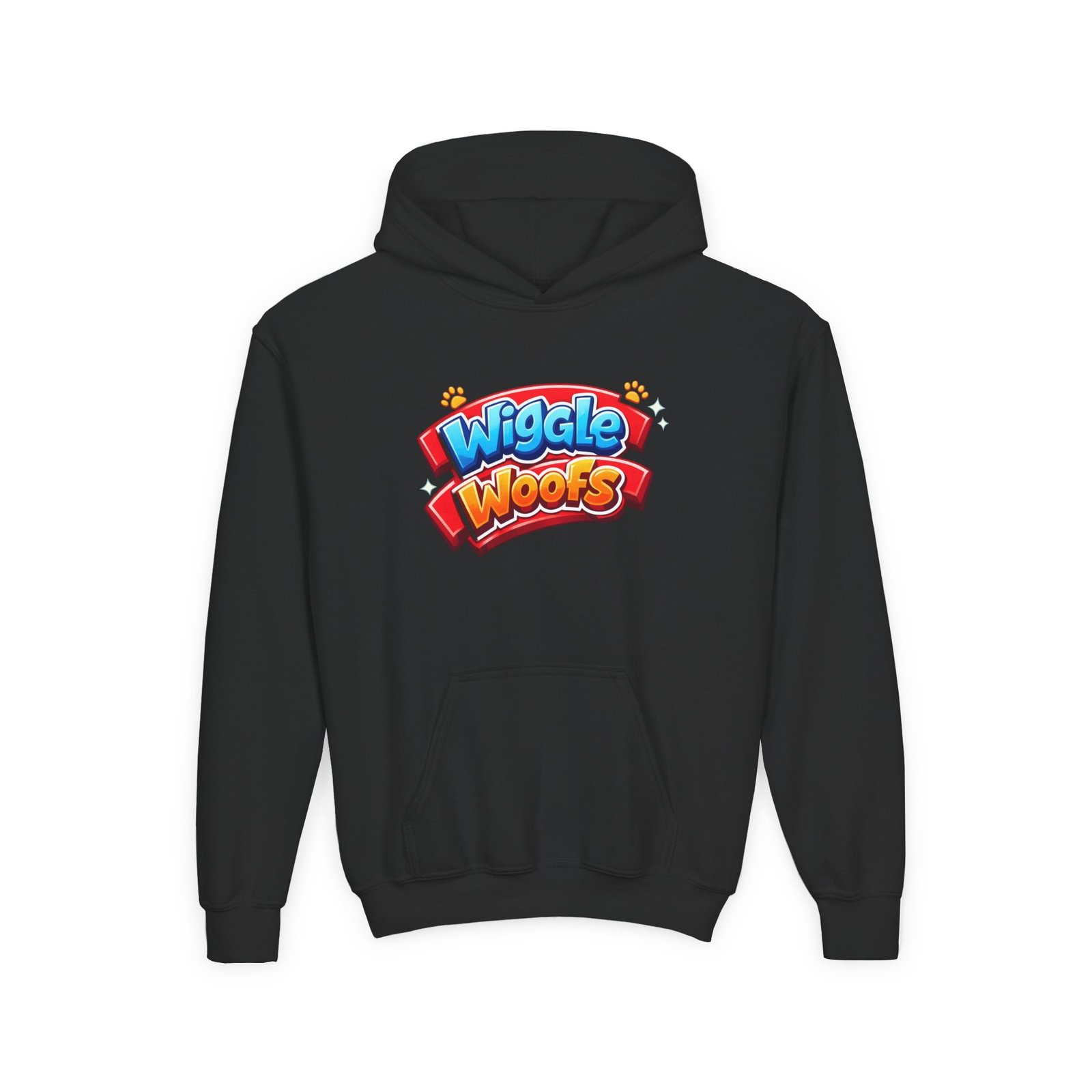 Zeus Wiggle Woofs™ Youth Heavy Blend Hooded Sweatshirt - Image 4