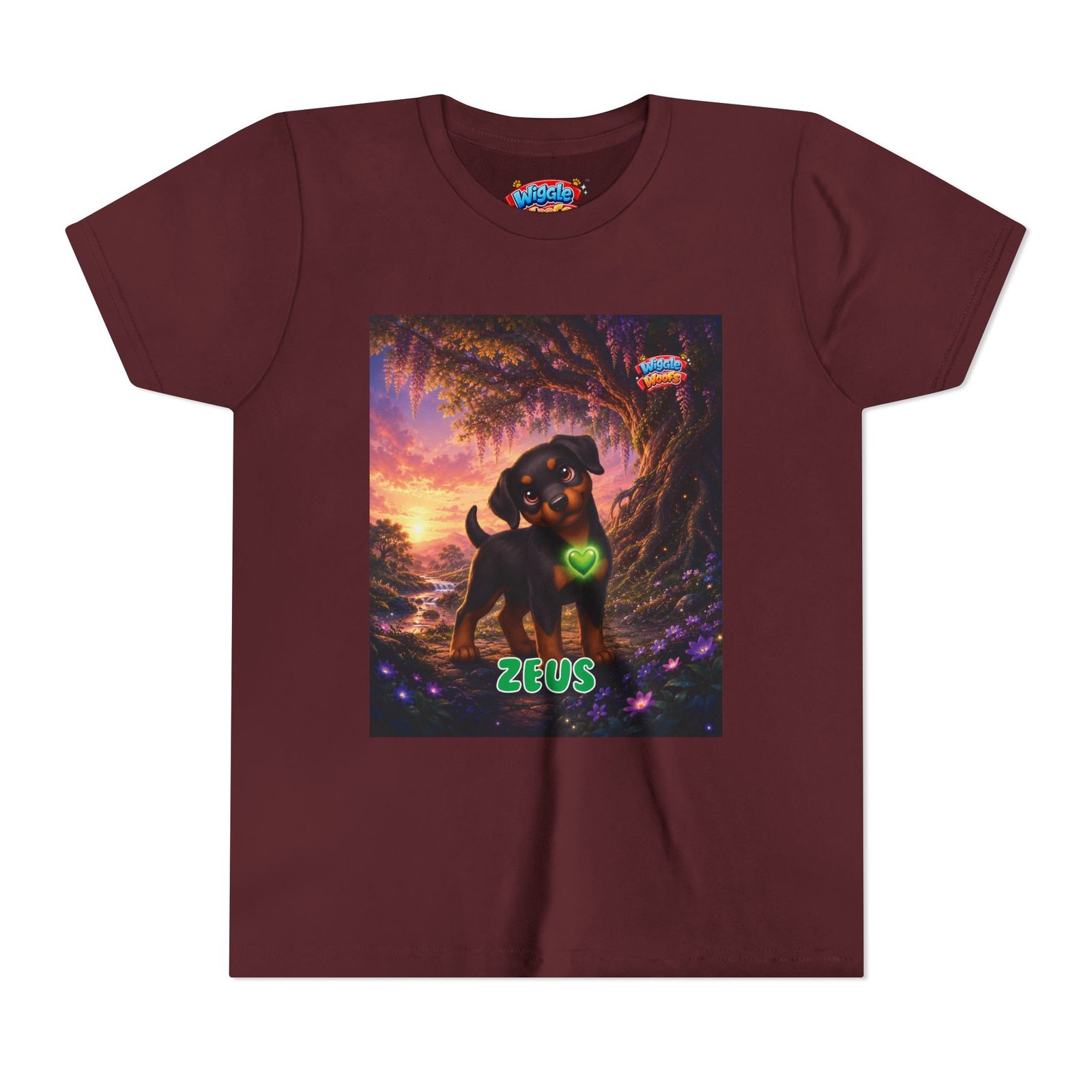 Zeus Wiggle Woofs™ Youth Short Sleeve Tee - Image 41