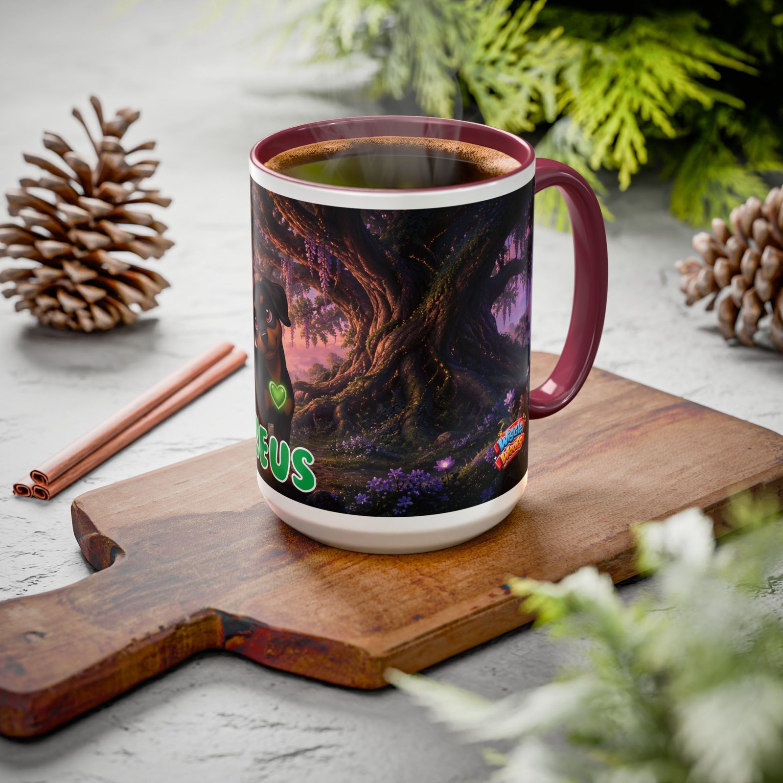 Zeus Wiggle Woofs™ Colorful Mugs (11oz, 15oz) - Image 113