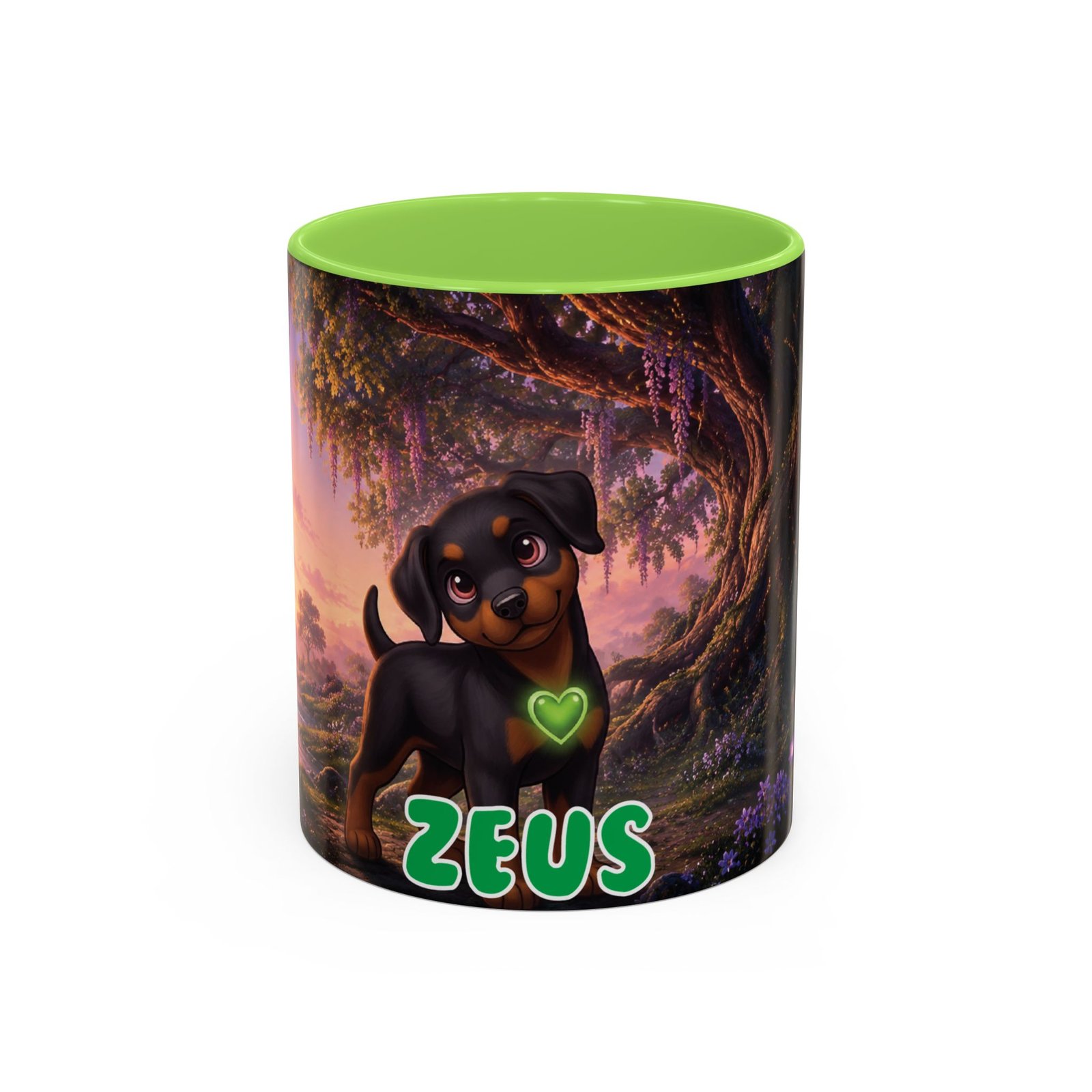 Zeus Wiggle Woofs™ Colorful Mugs (11oz, 15oz) - Image 37