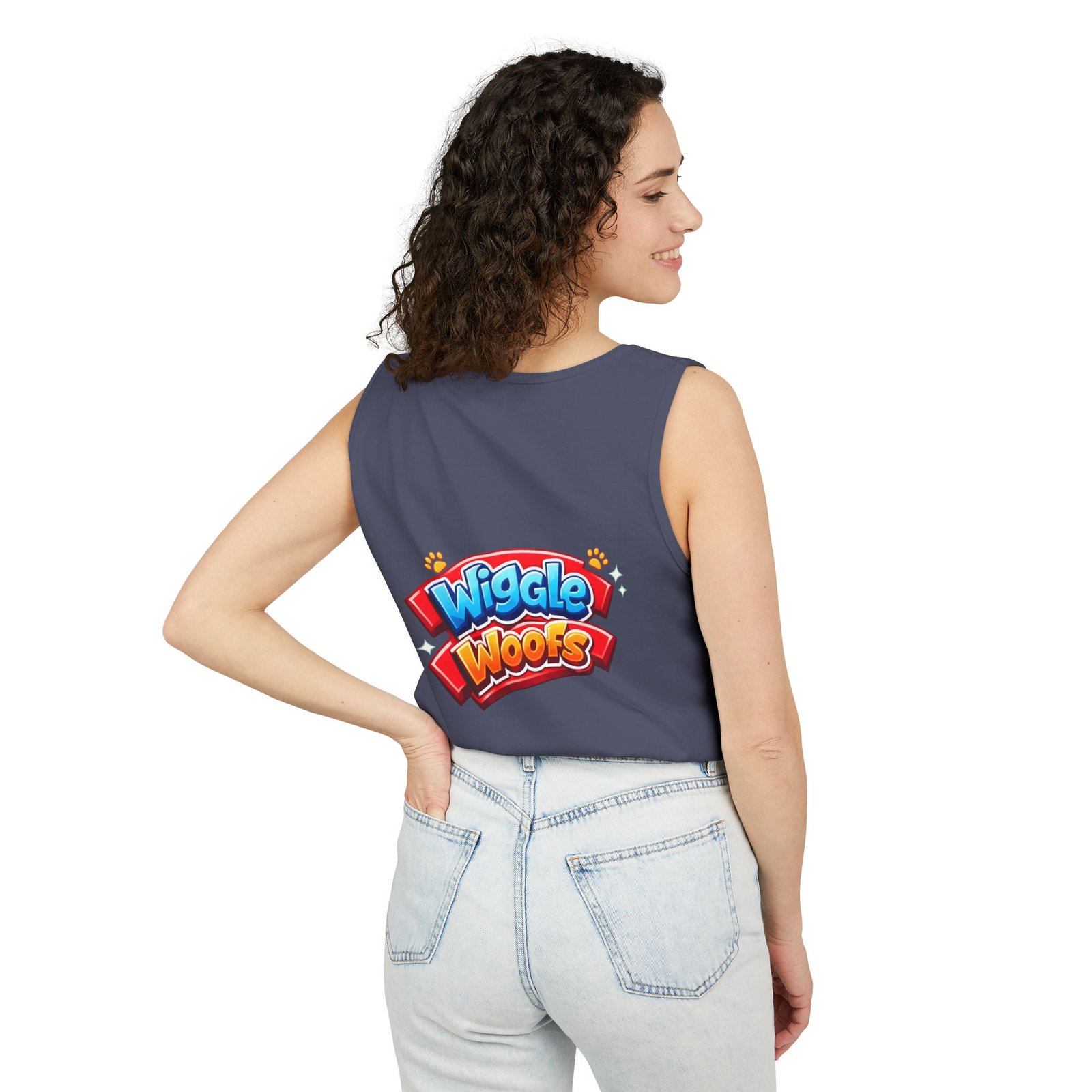 'Bumbles' Wiggle Woofs™ Unisex Garment-Dyed Tank Top - Image 2