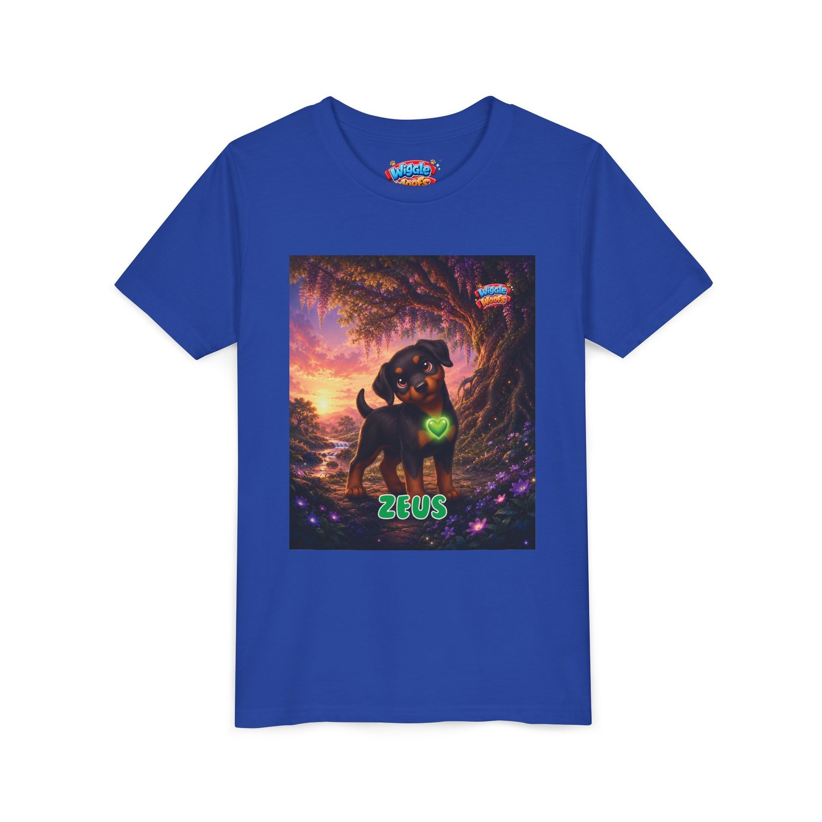 Zeus Wiggle Woofs™ Youth Short Sleeve Tee - Image 27