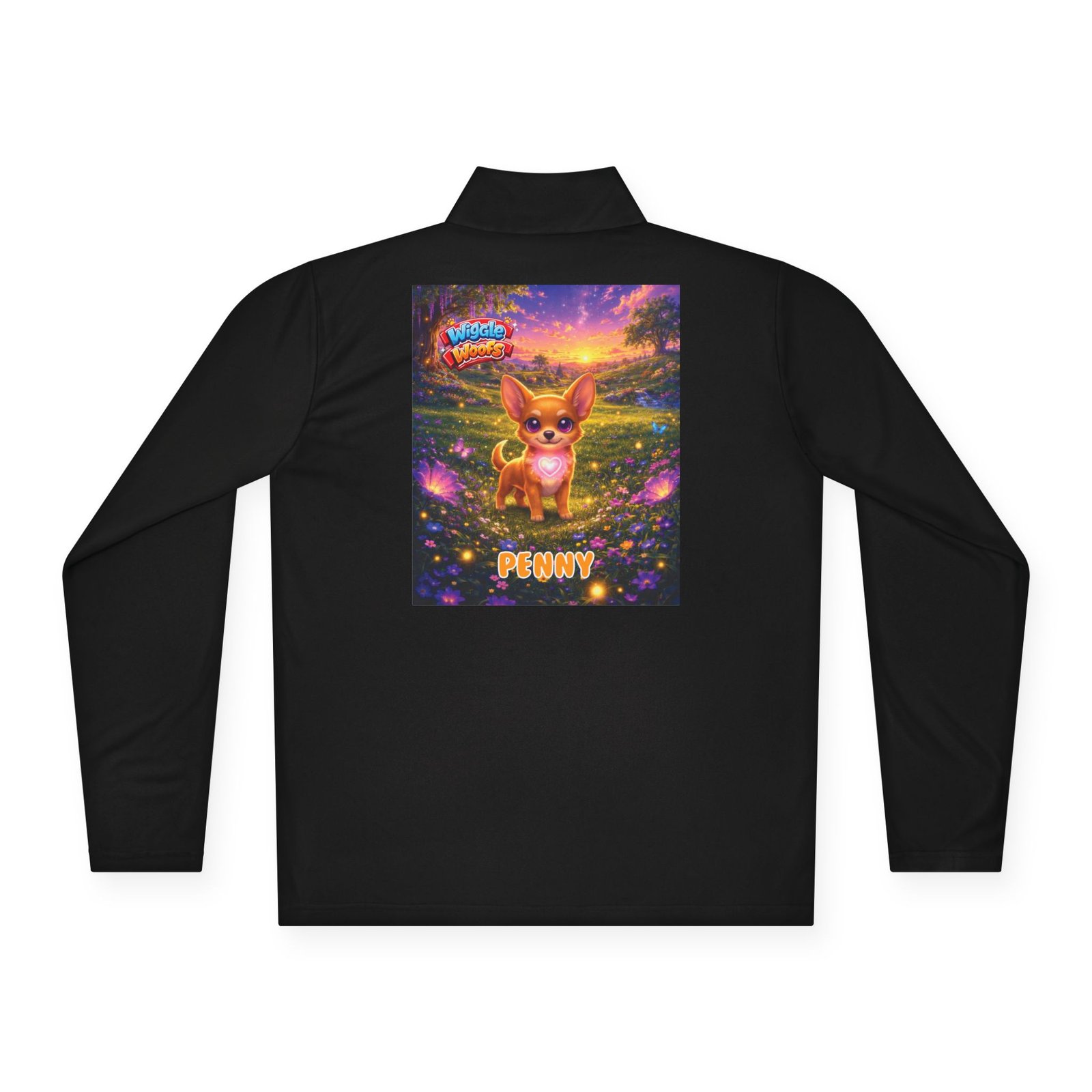 'Penny' Wiggle Woofs™ Unisex Quarter-Zip Pullover - Image 6
