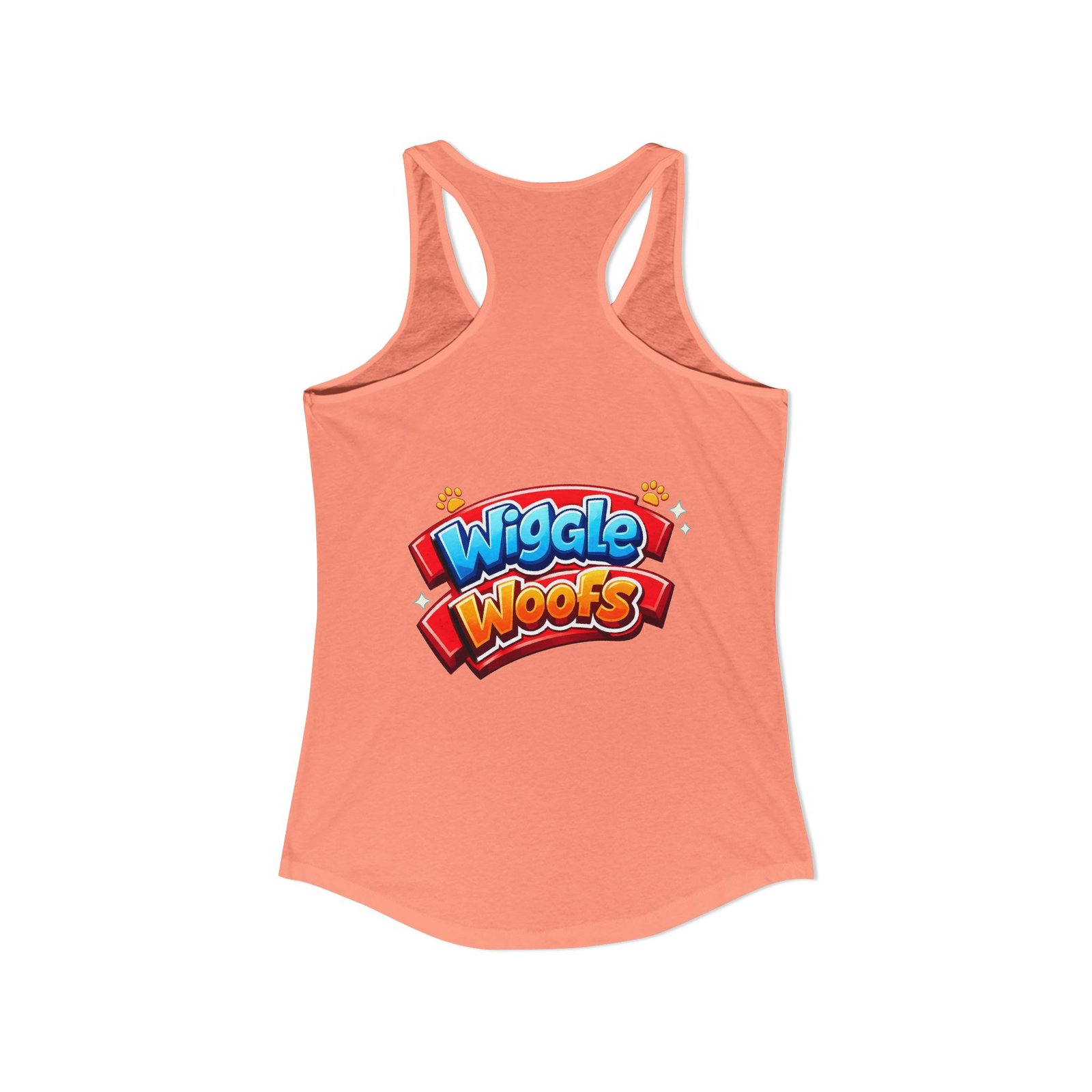 'Penny' Wiggle Woofs™ Women's Ideal Racerback Tank - Image 43