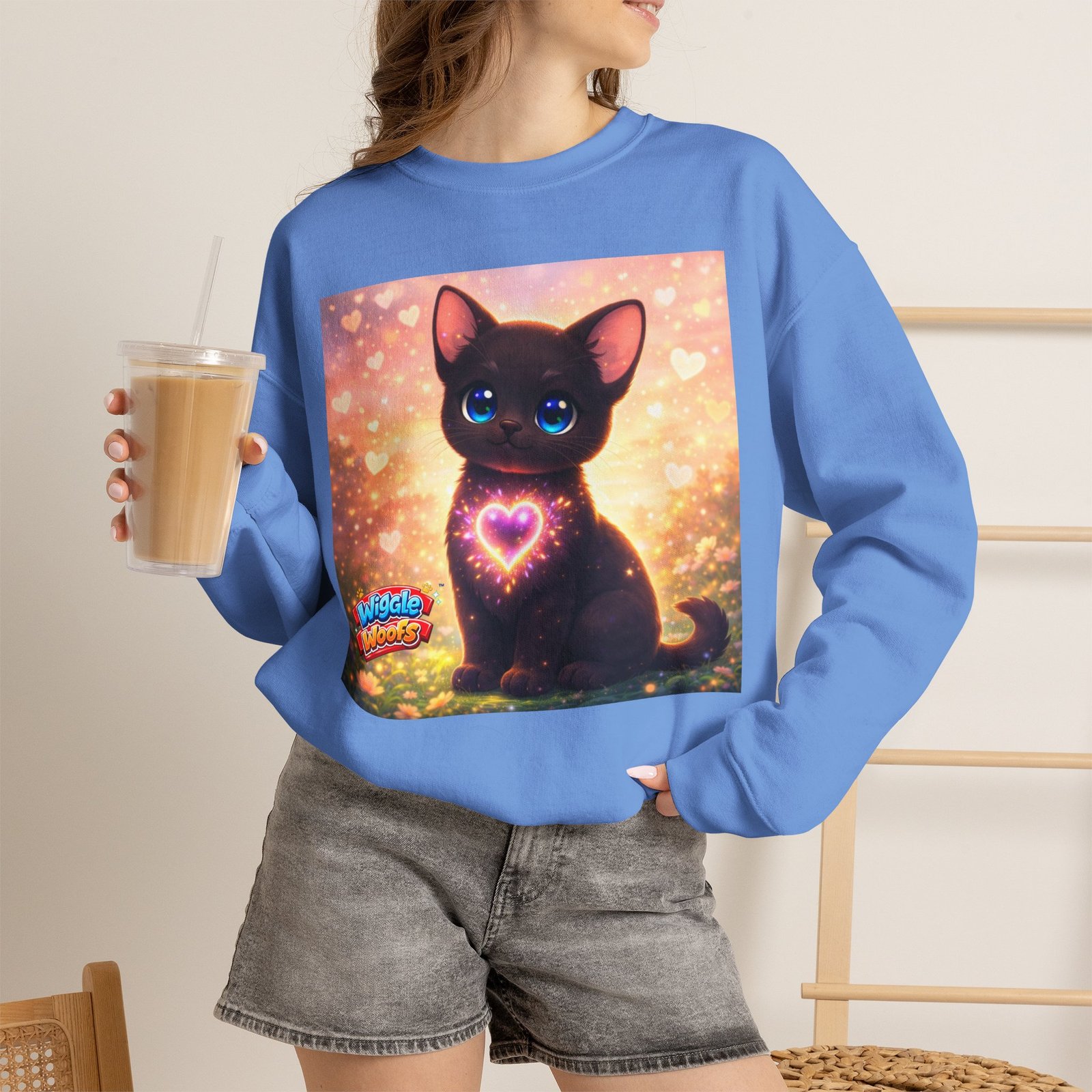 Midnight Wiggle Woofs™ Heavy Blend Crewneck - Image 26