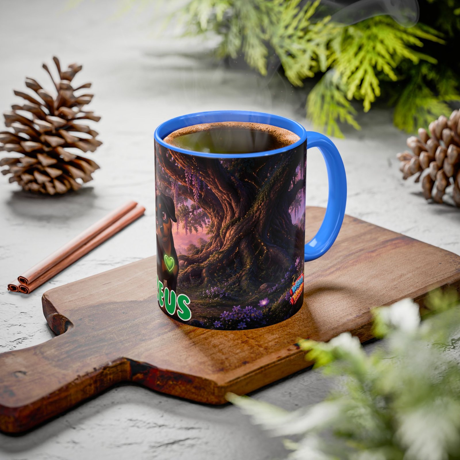 Zeus Wiggle Woofs™ Colorful Mugs (11oz, 15oz) - Image 17