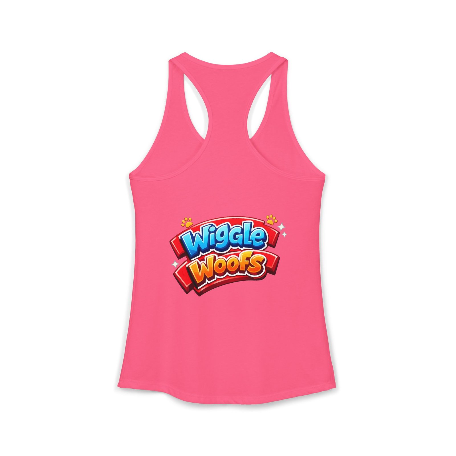 'Penny' Wiggle Woofs™ Women's Ideal Racerback Tank - Image 36