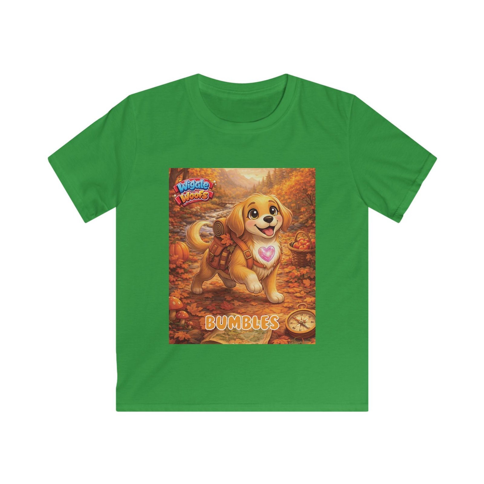 'Bumbles' Wiggle Woofs™ Kids Softstyle Tee - Image 11