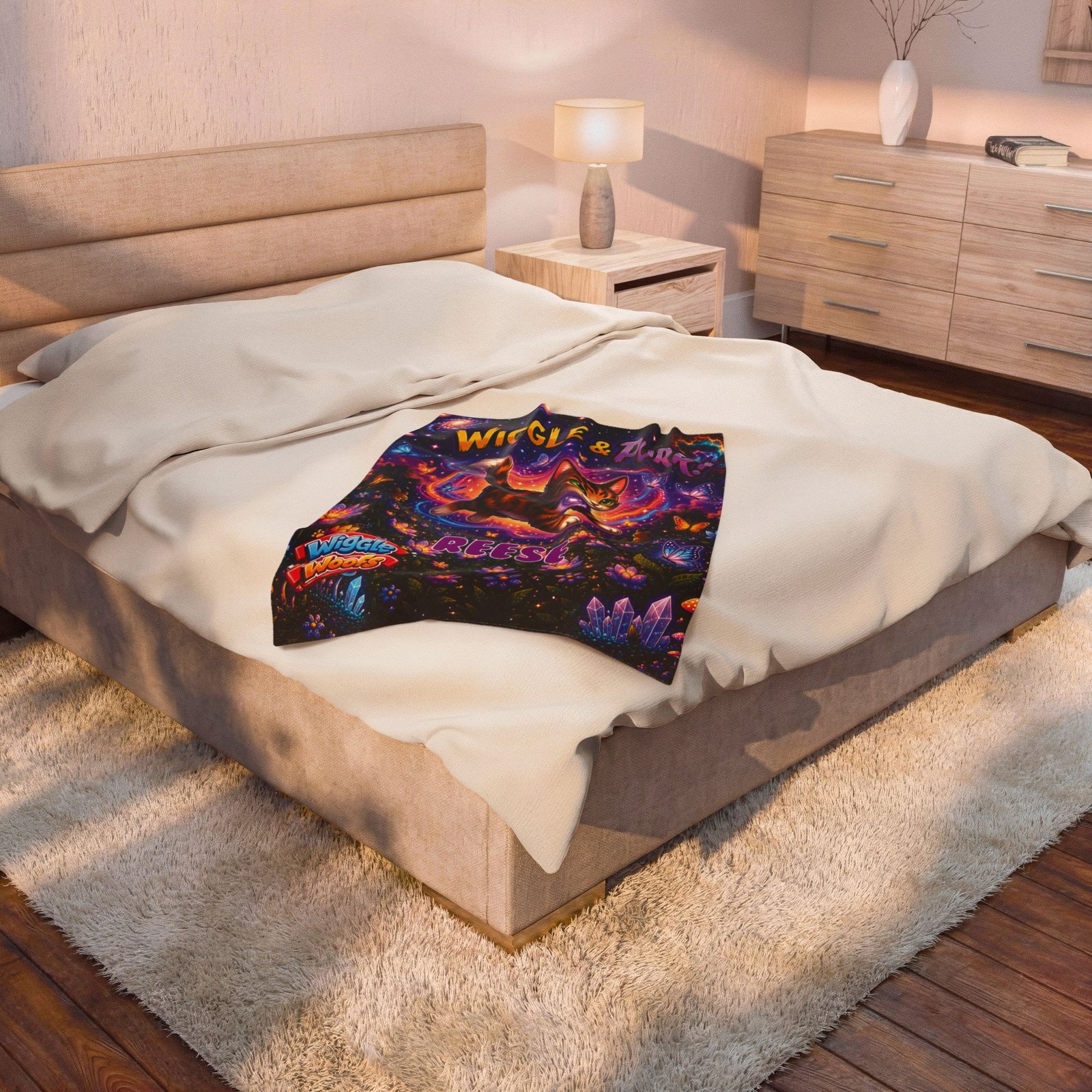 REESE Wiggle Woofs™ Velveteen Plush Blanket - Image 8