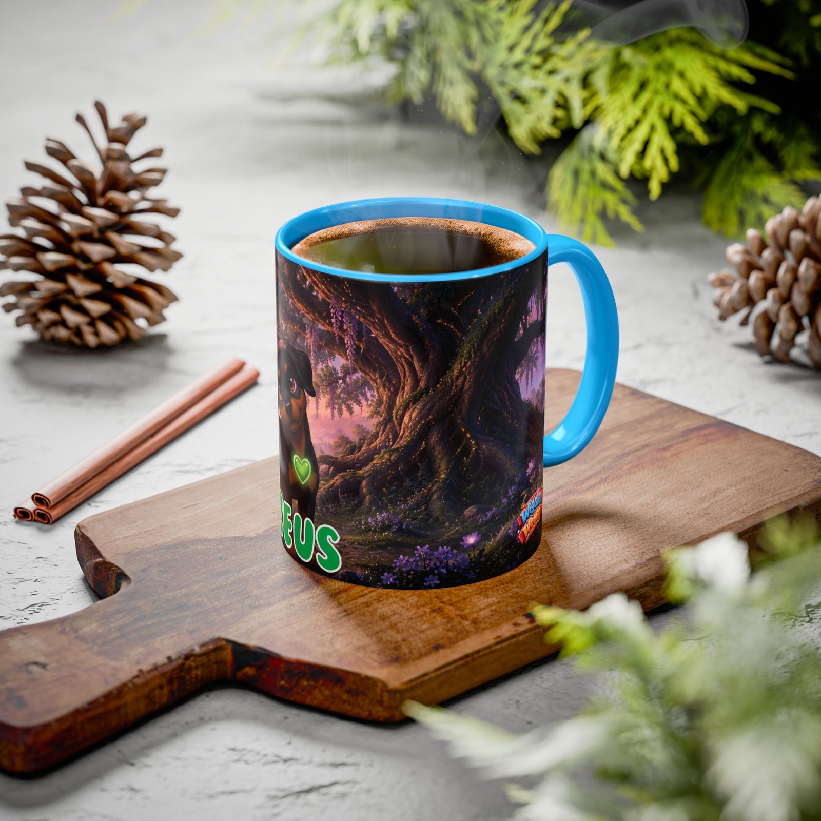 Zeus Wiggle Woofs™ Colorful Mugs (11oz, 15oz) - Image 35