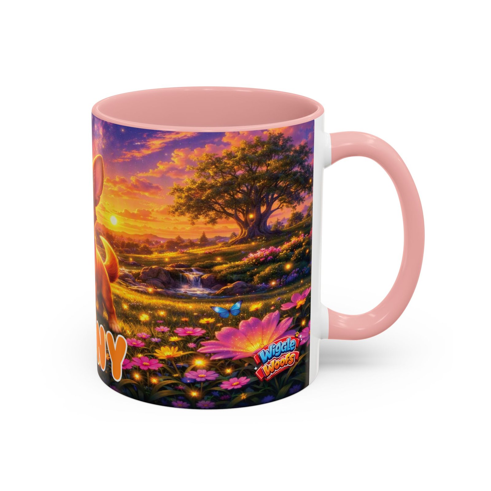 'Penny' Wiggle Woofs™ Accent Coffee Mug (11, 15oz) - Image 7
