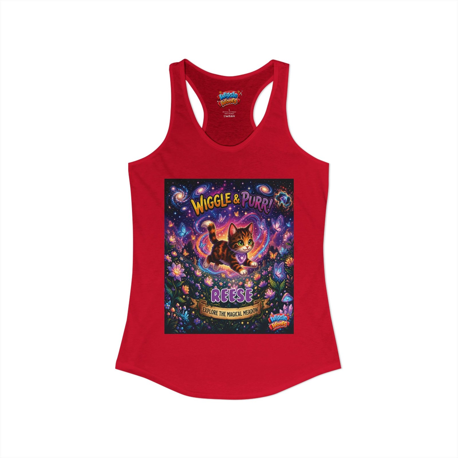 REESE Wiggle Woofs™ Women's Ideal Racerback Tank - Image 2