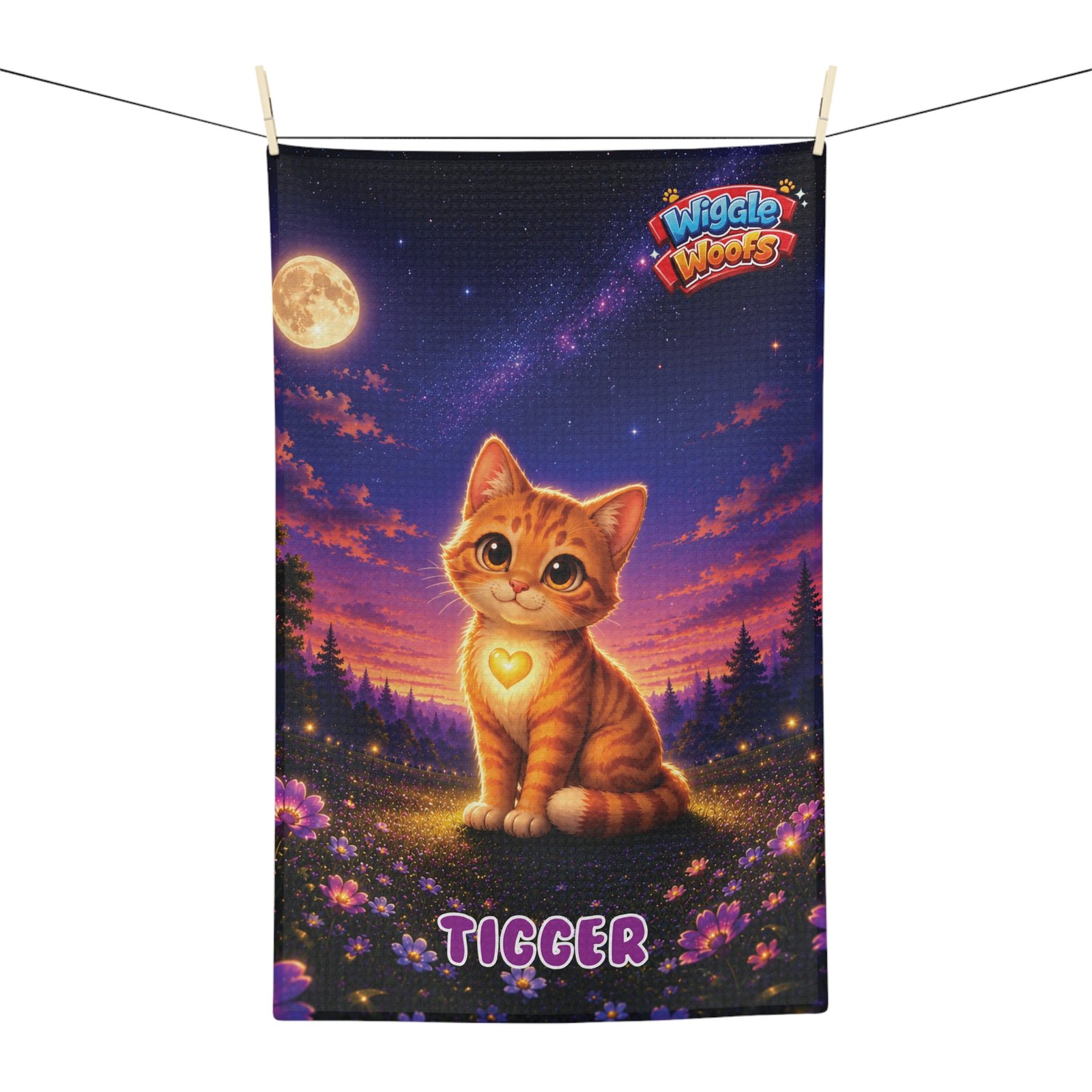 Tigger Wiggle Woofs™ Microfiber Tea Towel