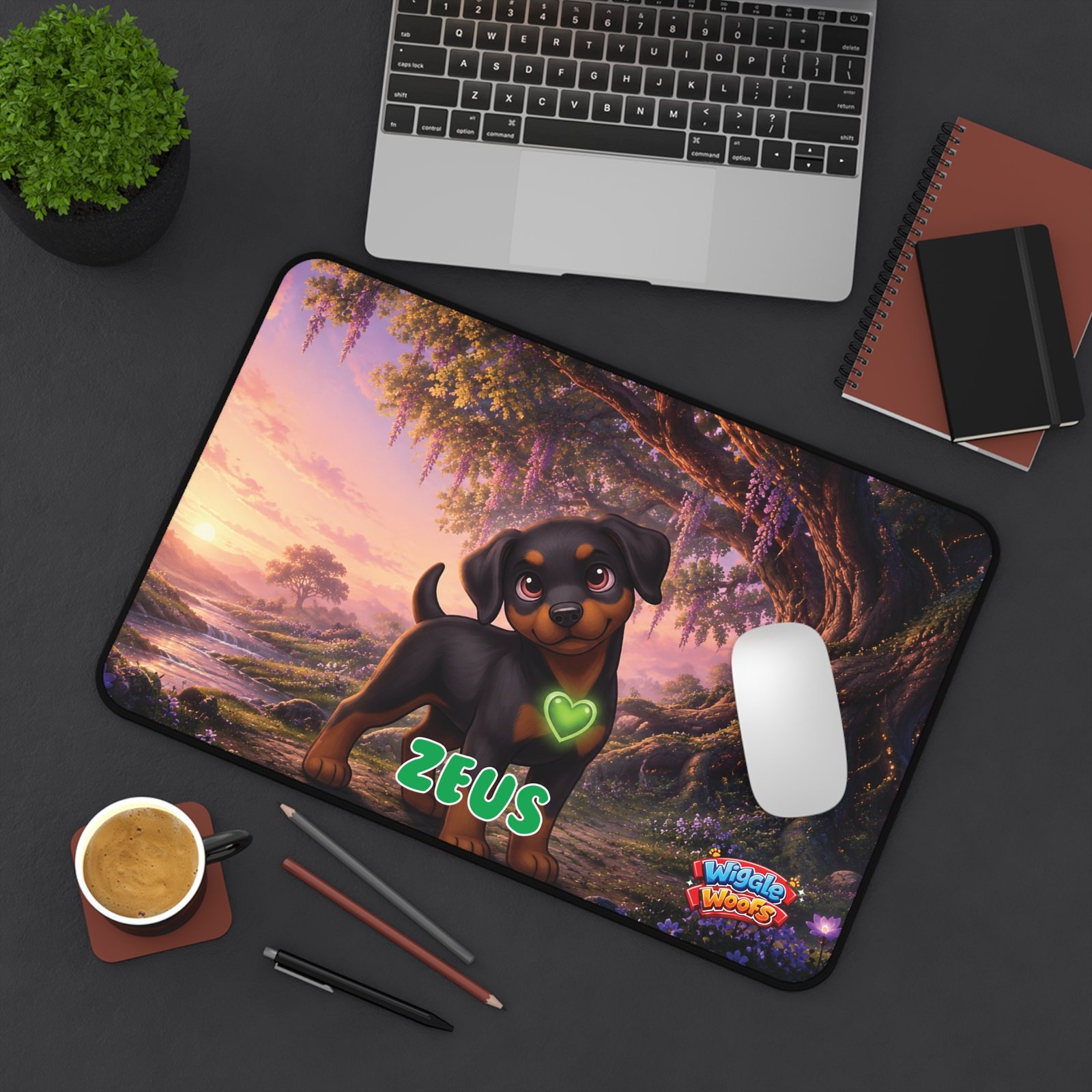 Zeus Wiggle Woofs™ Desk Mat - Image 4