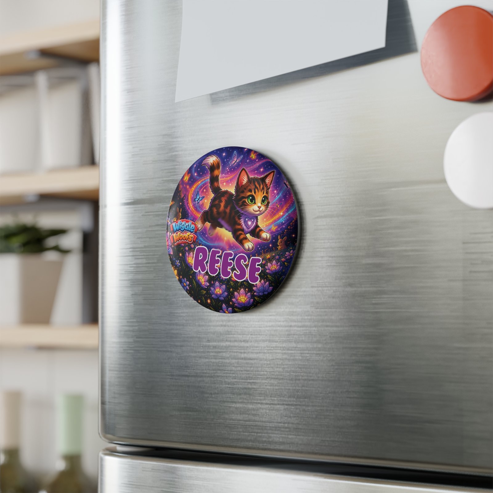 REESE Wiggle Woofs™ Button Magnet - Image 3