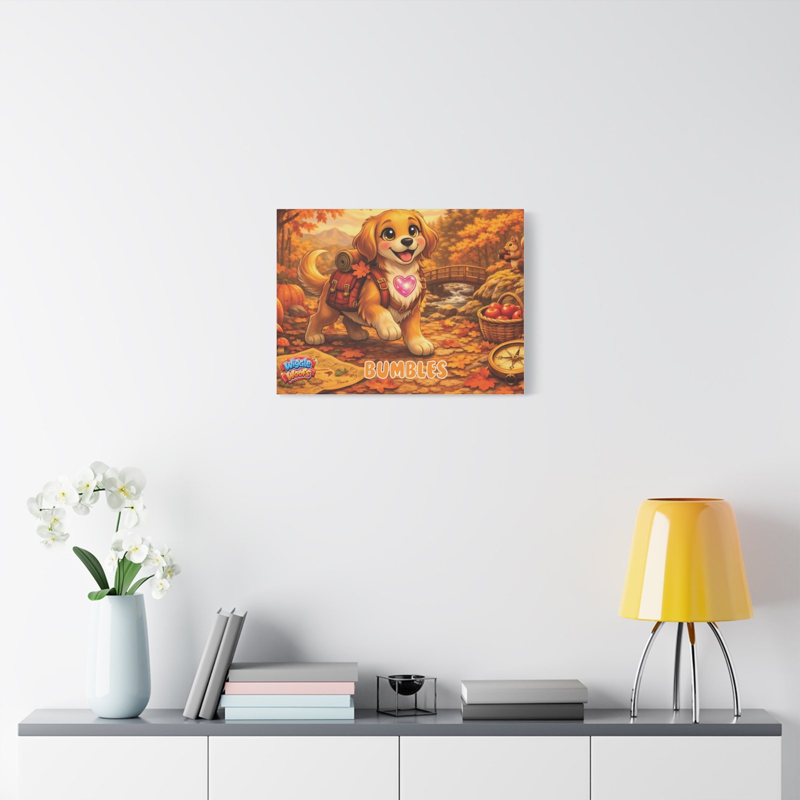 'Bumbles' Wiggle Woofs™ Matte Canvas, Stretched, 1.25" - Image 15