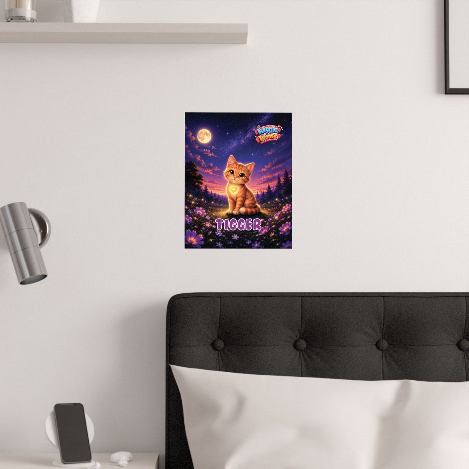 Tigger Wiggle Woofs™ Satin Posters