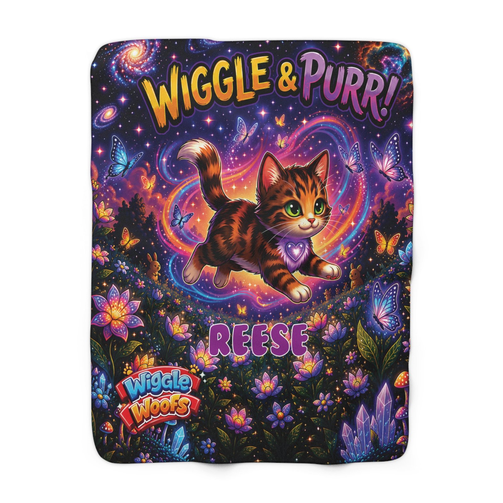 REESE Wiggle Woofs™ Sherpa Fleece Blanket