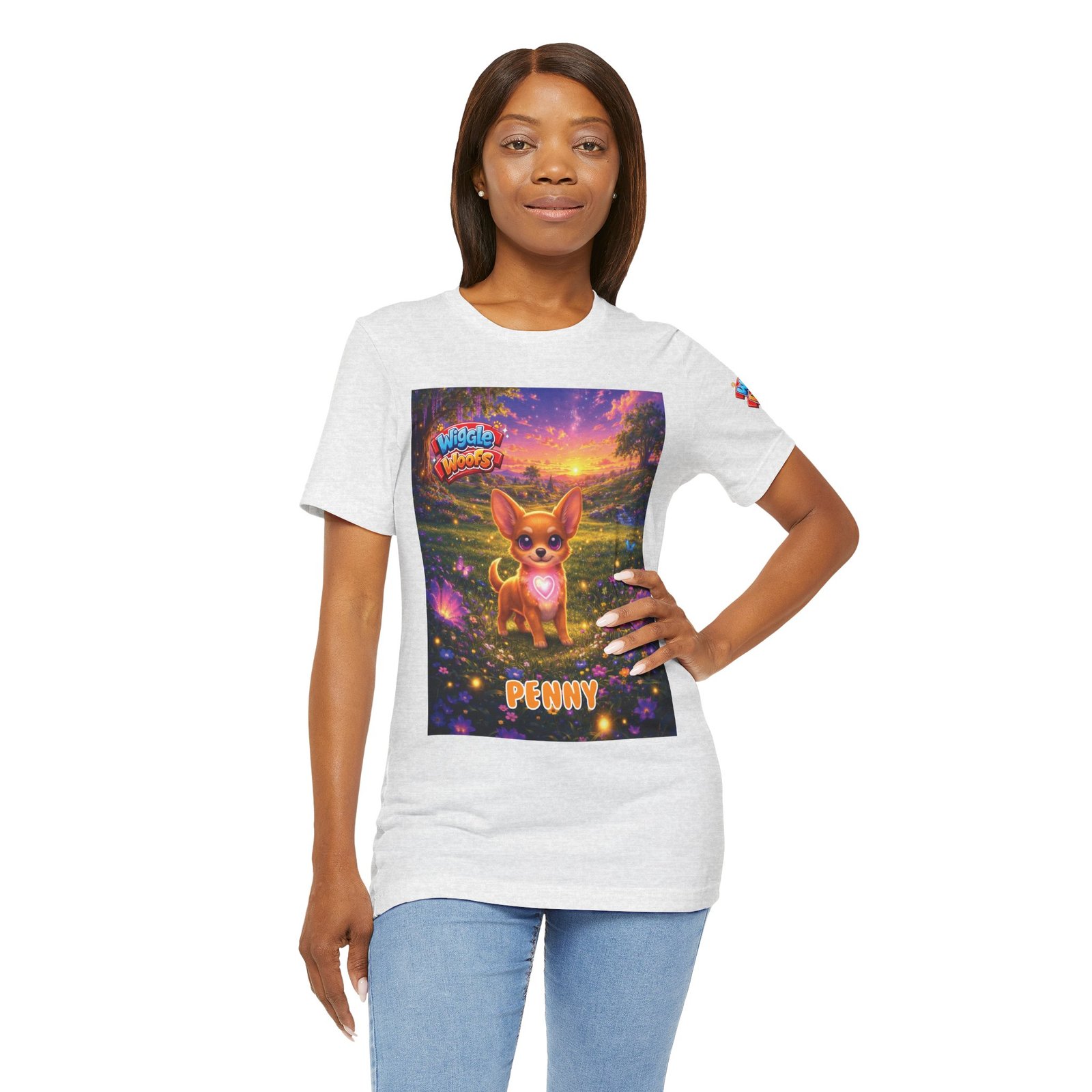 'Penny' Wiggle Woofs™ Unisex Jersey Short Sleeve Tee - Image 7