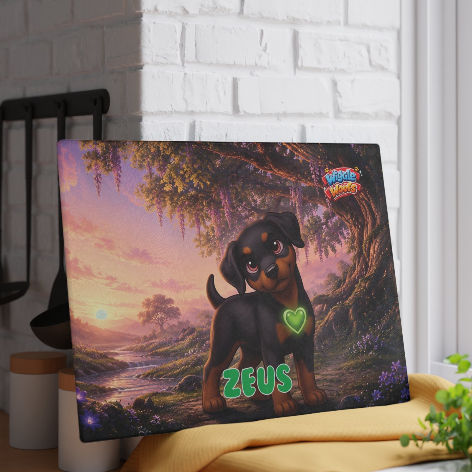 Zeus Wiggle Woofs™ Glass Cutting Board - Image 11