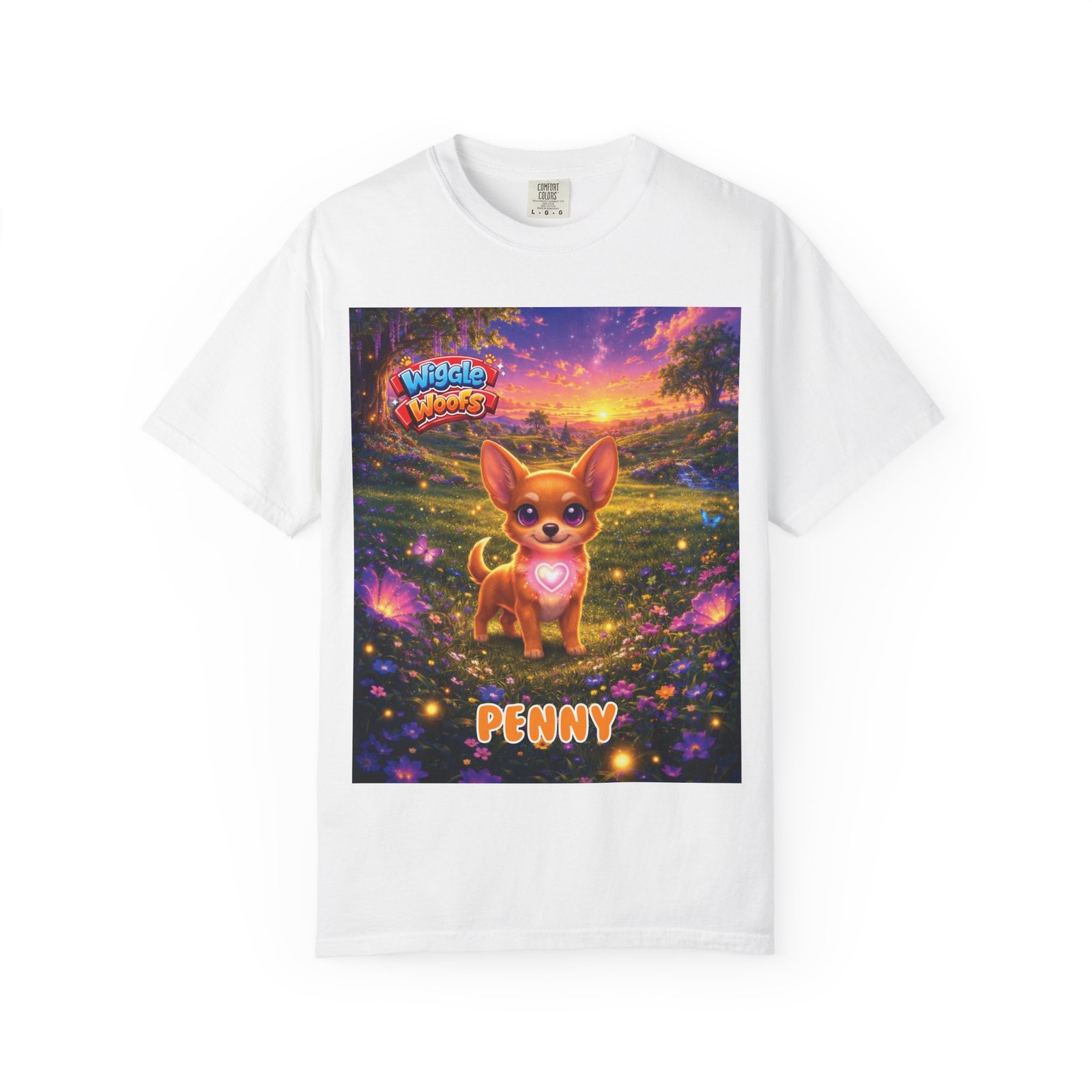 'Penny' Wiggle Woofs™ Unisex Heavy Blend™ Crewneck Sweatshirt