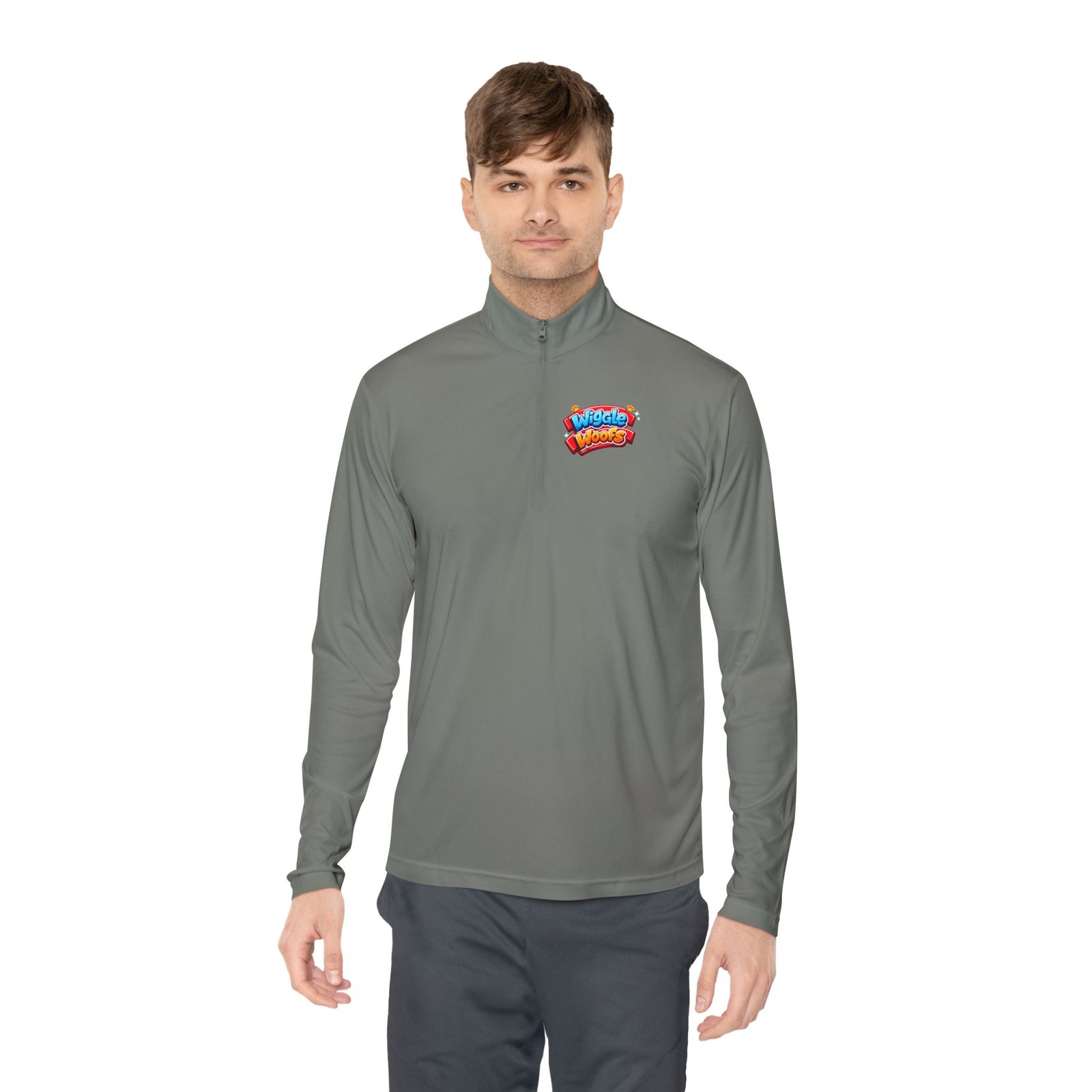 REESE Wiggle Woofs™ Unisex Quarter-Zip Pullover - Image 6