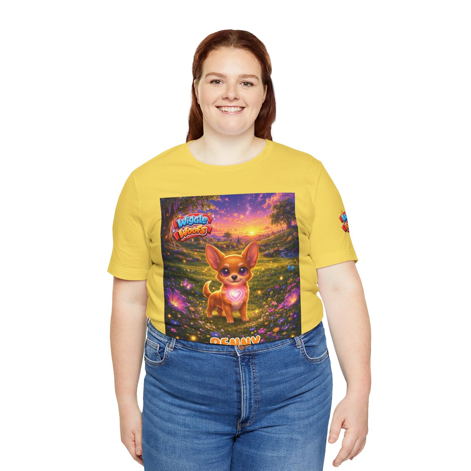 'Penny' Wiggle Woofs™ Unisex Jersey Short Sleeve Tee - Image 17