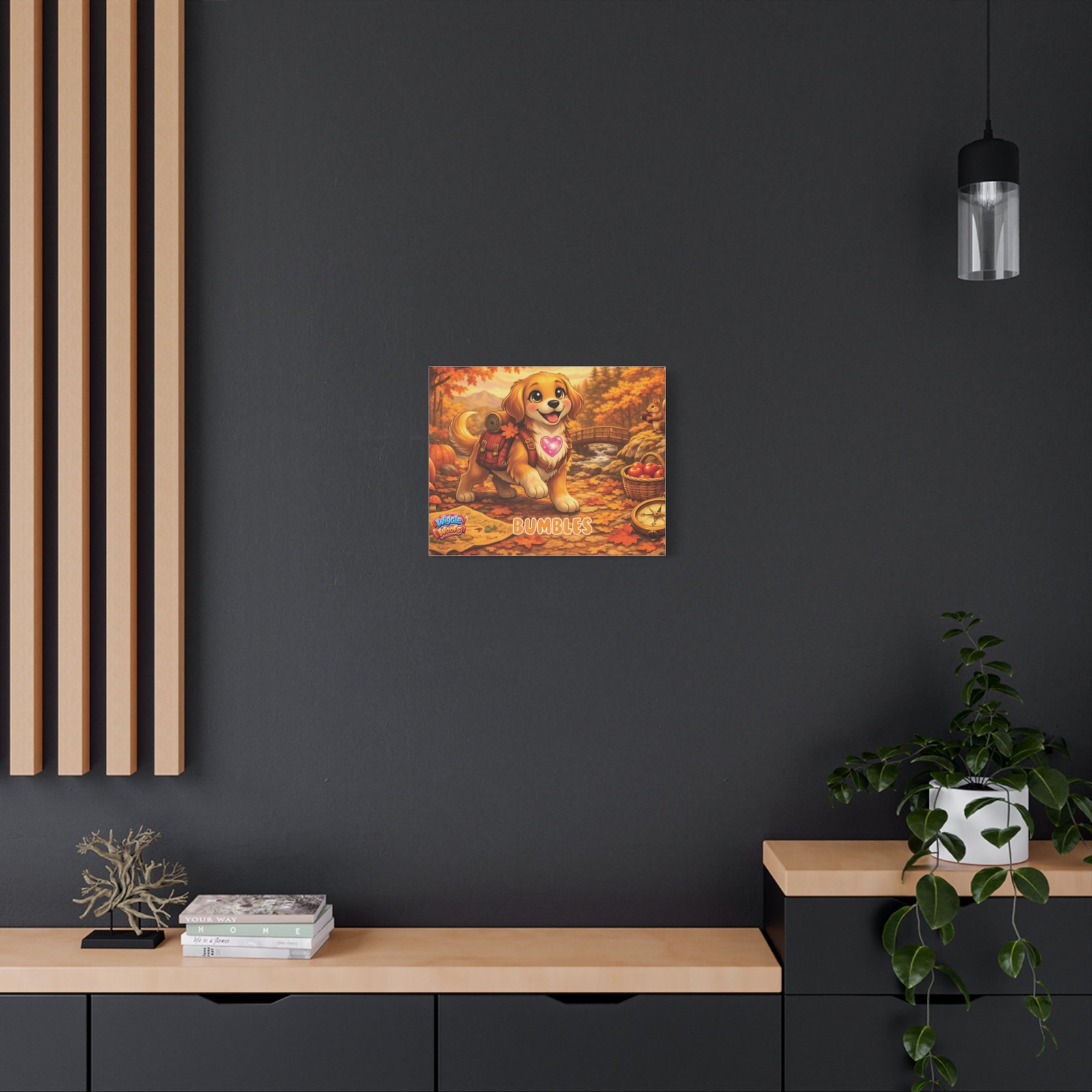 'Bumbles' Wiggle Woofs™ Matte Canvas, Stretched, 1.25" - Image 12