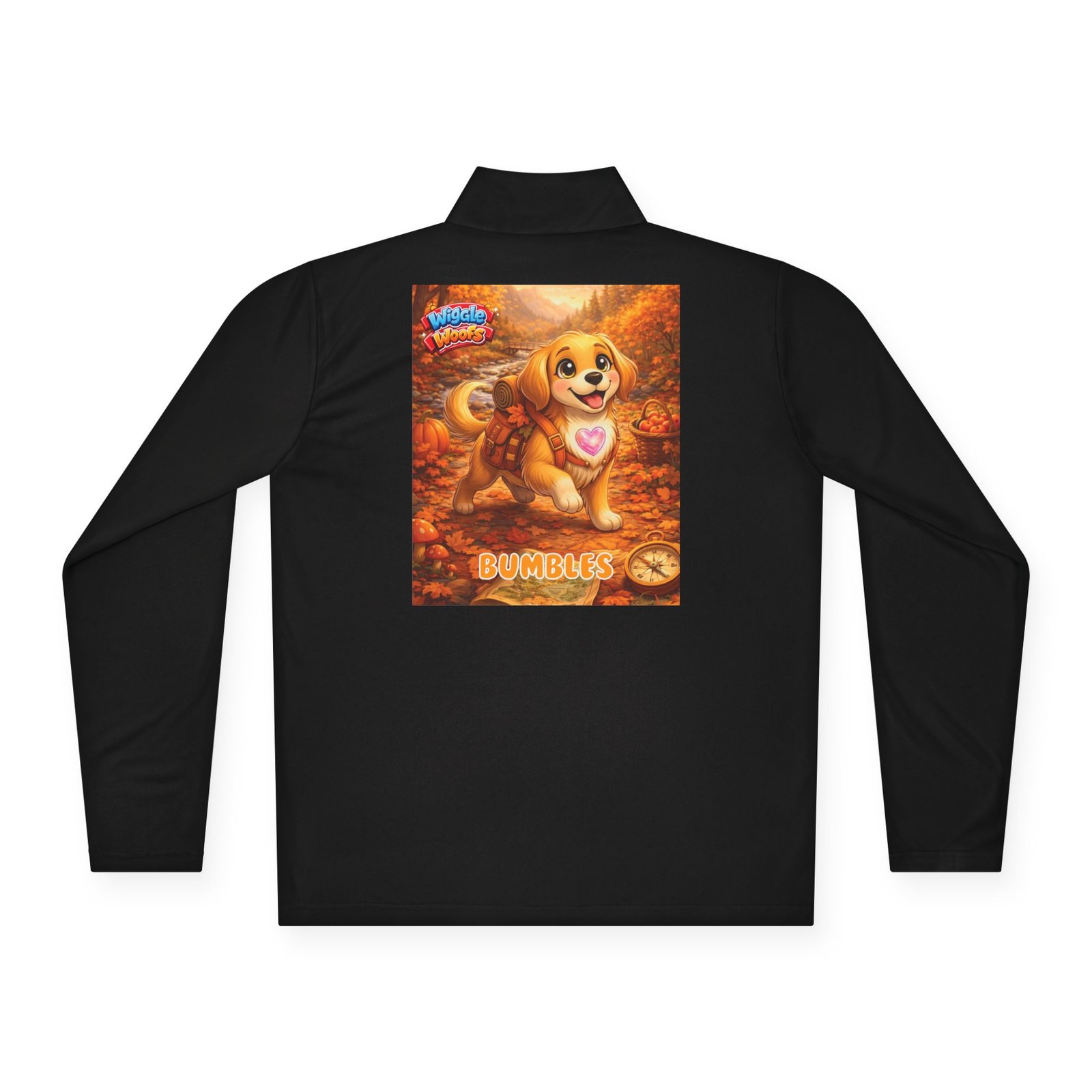 'Bumbles' Wiggle Woofs™ Unisex Quarter-Zip Pullover - Image 6